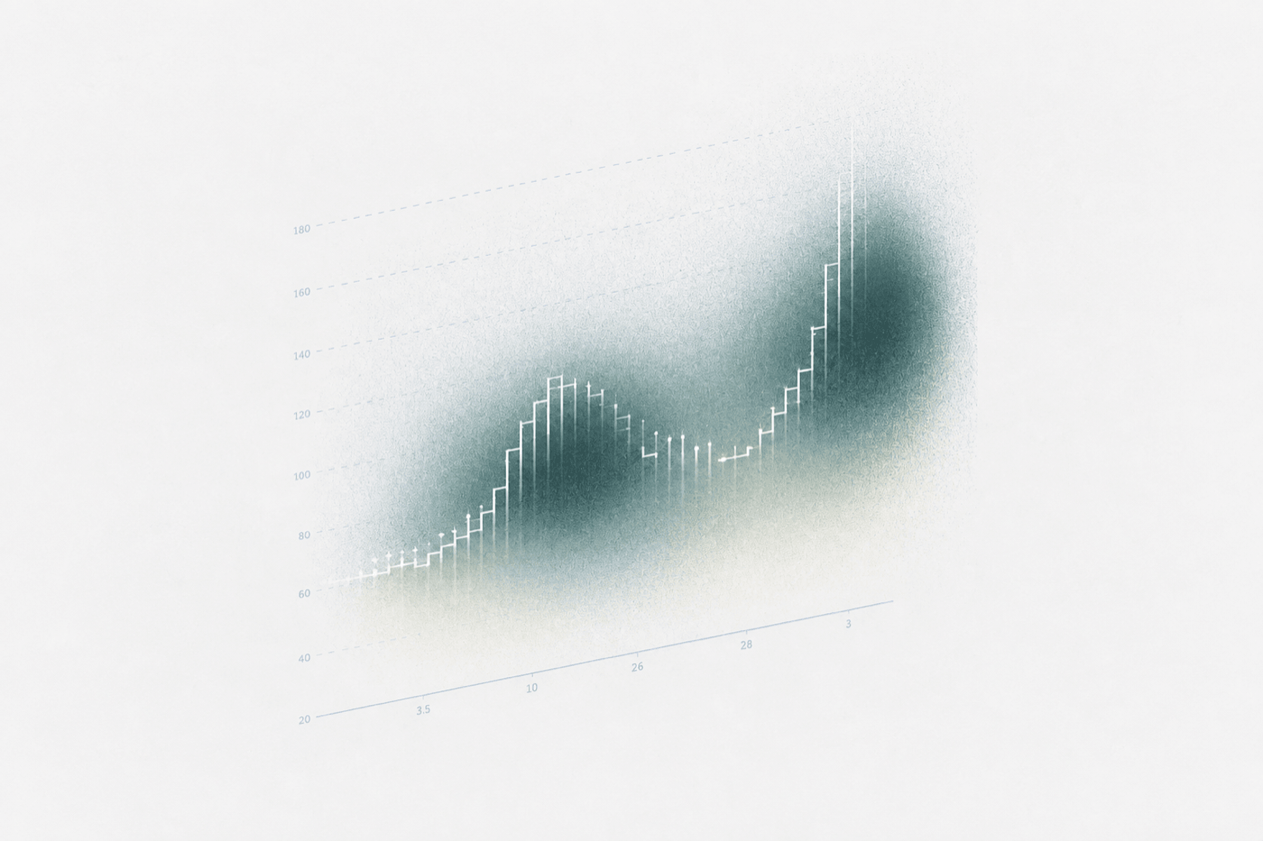 Gráfico de datos que representa información lista para consultar y exportar